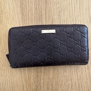 Gucci Guccissima leather Long Wallet